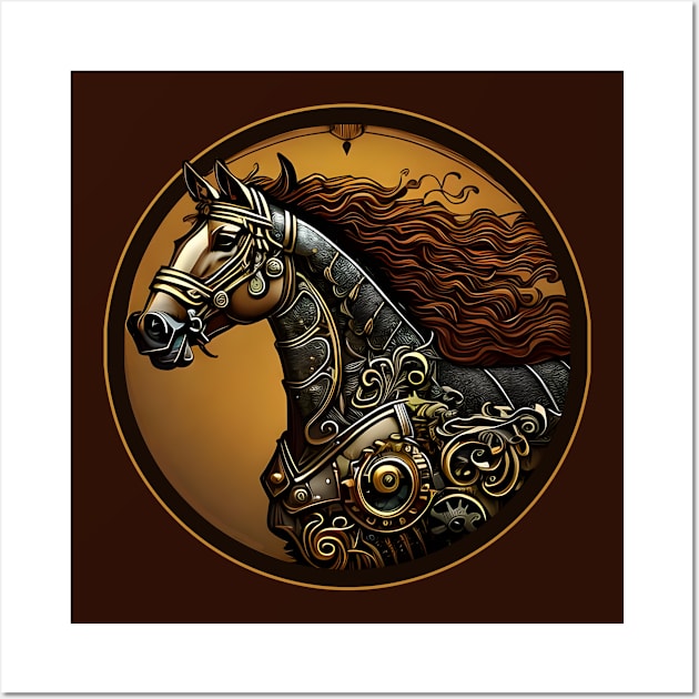 Mechanical Horse Wall Art by skyrocket